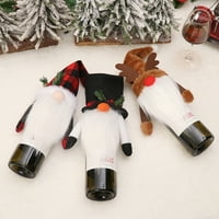 Handeo CotcOvin vinski dekoracija vina Izvrsna božićna bez ličinka Santa Claus Dekoracija vinskih boca