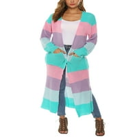 Paille dame zimske tople labave duge džemper casual radna odjeća sa džepovima sa loungeawear-om Jumper vrhom kardigan