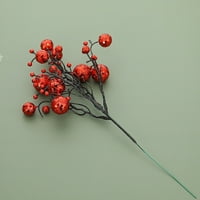 Božićno umjetno cvijeće sjajno povećanje atmosfera Dekorativna pjena prijenosna božićna ukras Sequin