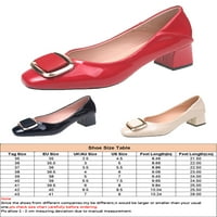 WAZSHOP ženske natikače niske potpetice Pumpe Top cipele otporne na četvornu ploču sandale za žene,