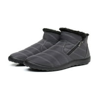 Ymiytan ženske tople čizme plišane obloge čizme za snijeg Fau Fur Winter Boot radne cipele Lagani patentni