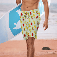 Kratke plaže Havajski kratke hlače za muškarce sa džepovima, kratke hlače za muškarce Ljeto Flowy Hotsas