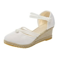 Sandaicd Wedge Sandale za žene Clear Sandale Ženske cipele posteljine sandale Platform Wedge Sandale