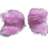 Djeca tople zimske cipele na otvorenom modne pahuljaste čizme okrugli nožni snijeg boot ružičasta 7c