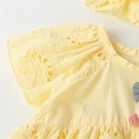 Baby Girl Bpdysuit tracks rukavice ruffles ROMPER kratkih rukava ROMPER set sa sunča