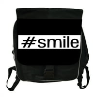 Smile - Hashtag - Crni školski ruksak i olovka set