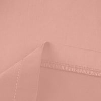 Dasayo Pink Comfy Jumpsuits za žene Ženska modna ljetna čvrstog ležernog kombinezona bez rukava bez
