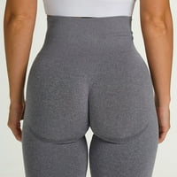 Visoke joga hlače duge joga hlače petite kratki sa džepovima - pogodovanje sportova fitness hlače yoga