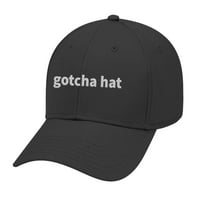 Muški smiješni Gotcha Hat borite se protiv profesionalnog boksa savezane baseball Cap-crna