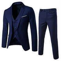 Wyongtao ponude ugodne muške modne jakne + prsluk + odijelo hlače trodijelno odijelo