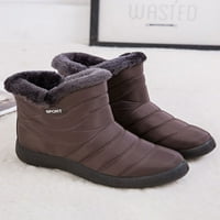 Woobling snežne čizme Ženske zimske cipele za gležnjeve Dame Toplo Fur Fur obloženi čizme zadebljanje
