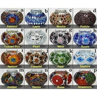 Lamodahome 40+ jedinstvene boje, prilagodljivi lusterski globusi + besplatne sijalice, zapanjujuća mozaika