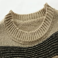 Muški pleteni džemper Slim Fit modni blok u boji Patchwork dugih rukava Pulover pulover Duge Casual