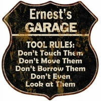 Ernest-ova pravila za garažu potpisuju štit metalni poklon 211110003282