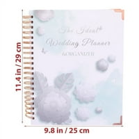 Organizator vjenčanja Notebook Dekorativni vjenčani notepad vjenčani memorija Notebook zaručnički poklon