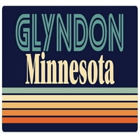 Glyndon Minnesota Vinil naljepnica za naljepnicu Retro dizajn