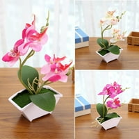 Artificial Leptir Orchid Bonsai lažni cvijet sa kućnim ukrasom za kućne tablice