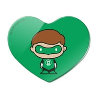 Green Lantern Cute Chibi Lik Heart akrilni frižider Hladnjak Magnet