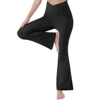 Wozhidaose Yoga pantalone Ženske visoki struk Pant meka sport joga gamaše vježbanje trke pantalone Duksevi