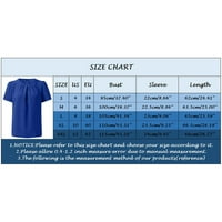 Plus veličine T majice Ženske majice kratkih rukava nacrtu kratkih majica Casual Top Cap rukava labava