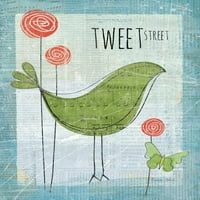 Tweet Street Poster Print by Belinda Aldrich