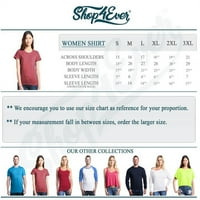 Shop4ever Ženske inspirativne crne čelnike Grafička majica XXX-Veliki Irski zeleni
