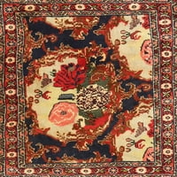 Ahgly Company Torg Trga Tradicionalni šafran crveni perzijski prostirke, 4 'kvadrat