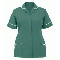 Ženske košulje s kratkim rukavima Ženska ljetna casual V-izrez medicinske sestre Tunika Jedinstvena