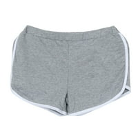 Hlače žene, nove ljetne hlače Žene Sportske kratke hlače Teretana Work-aPoreta Skinny Yoga kratka siva