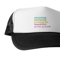 Cafepress - Veliki gram nevjerojatan sjajan - Jedinstveni kapu za kamiondžija, klasični bejzbol šešir
