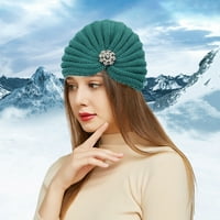 Ženski okrugli dodaci za perlu Holeni kaputinski šešir Pleteni šešir Bohemian Toe Cap slobodno vrijeme