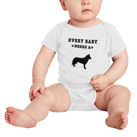 Svaka beba je potreban sibirski husky pas smiješno dijete za dječake za dječaka 0 mjeseci
