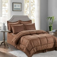 Komfornični set bambusa uključuje set za krevet sa dvostranim džepovima za odlaganje, Twin Twin XL,