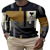 Muška bluza Crew Crw Crt Majica Geometrijski print T majice Muška modna tee Sport Tops Style N 6XL