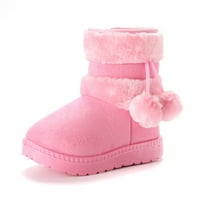 Sdjma Toddler čizme za snijeg za dječake Dječje djece Otvorene cipele Ne klizne čizme sa bočnim patentnim
