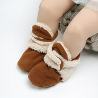yinguo baby girls dječaci mekani čizme čizme za snijeg Toddler zagrijavanje pripreme prve šetače cipele smeđe 12