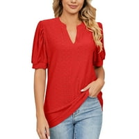 GAECUW THIRTS za ženske vrhove Bluze s kratkim rukavima The Regularne fit pulover majice T-majice Čvrsti