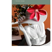 Sprifallbaby Resin Vase, Desktop biljni spremnik, umjetnost ljudskog tijela u obliku tijela kreativni