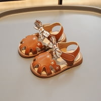 Little Chlidren Djevojke cipele za prasak ravnih otvorenih nogu ljeto nova gumena potplata lagana prozračna
