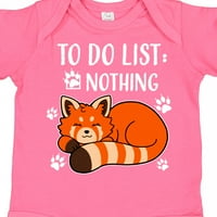 Inktastična crvena panda za popis Ništa poklon Dječja dječaka ili dječje djece