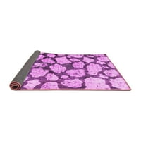 Ahgly Company Indoreni pravokutnik Sažetak ružičaste prostirke savremene površine, 2 '3'