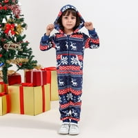 Božićna porodica koja odgovara pidžami setovi božićne kupaće za spavanje roditelj-dijete PJS odijelo