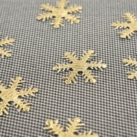 Veki božićna dekoracija Srebrna krpa zlatni božićni konfetti snježni pahuljica kućna dekor sagrač