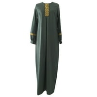 Haljina za šumeyAshe Women Plus size Ispis Abaya Jilbab Maxi Dress Casual Kaftan duga haljina