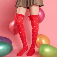 Yinguo Ženske djevojke Valentinovo čarape Srce ljubav print čarapa Party pribor