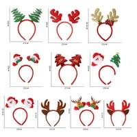 Temacd Elk Antler Traka za glavu Svečana Lightweight Universal Ornamental Povećaj atmosferu Trpe Božićno drv za kosu za djecu