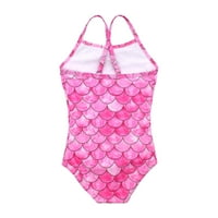 Velike djevojke Jedan kupaći kostim brzi suhi kupaći kostimi kupaći odijelo ružičasta skala 10t