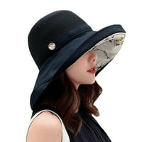 Fabiurt ženske šešire za žene šešir za sunčanje ženski šešir proljeće i ljetna mreža za lice uzorka