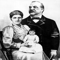 Predsjednik Grover Cleveland sa suprugom i historija kćeri