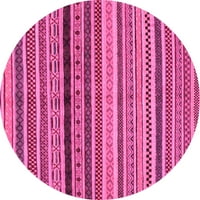 Ahgly Company u zatvorenom okruglu Oriental Pink Modern Dient Prostirke, 5 'Round